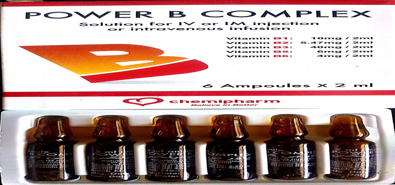 POWER B COMPLEX I.M./I.V. 6 AMP.