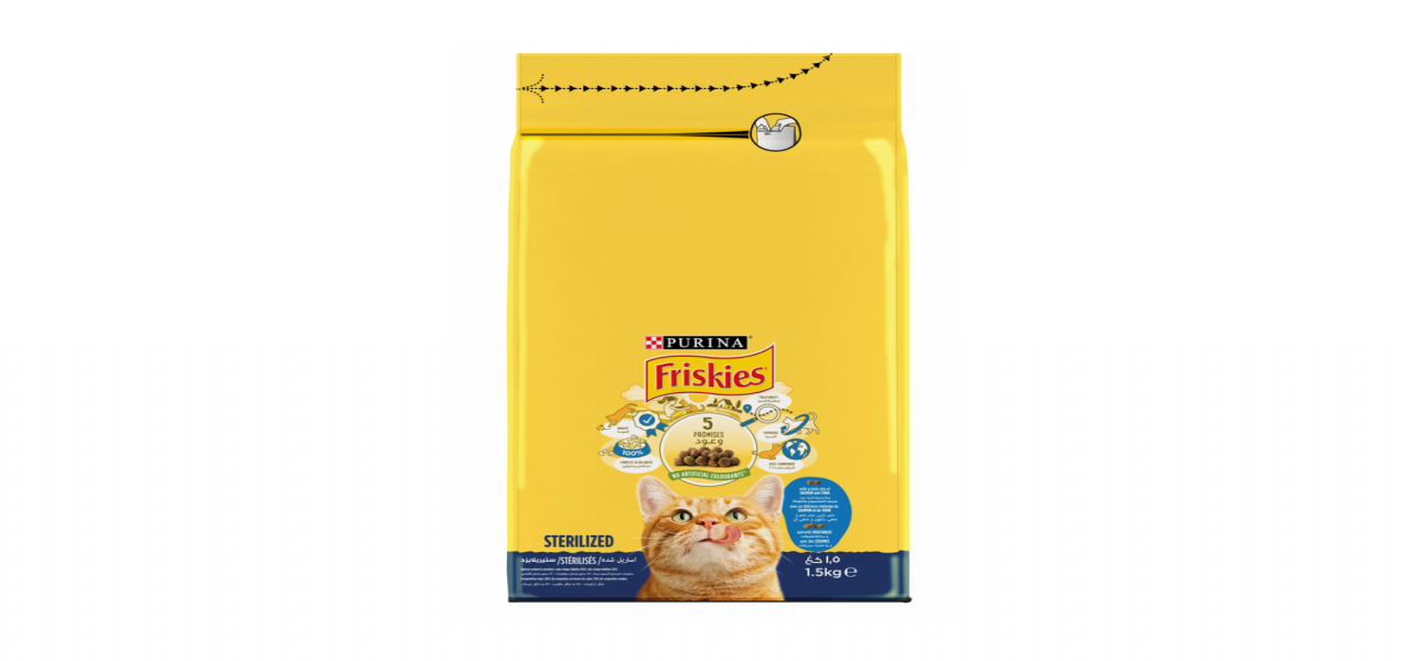 FRISKIES 5 PROMISES (STERILISED) - Salmon, Tuna & Vegetables