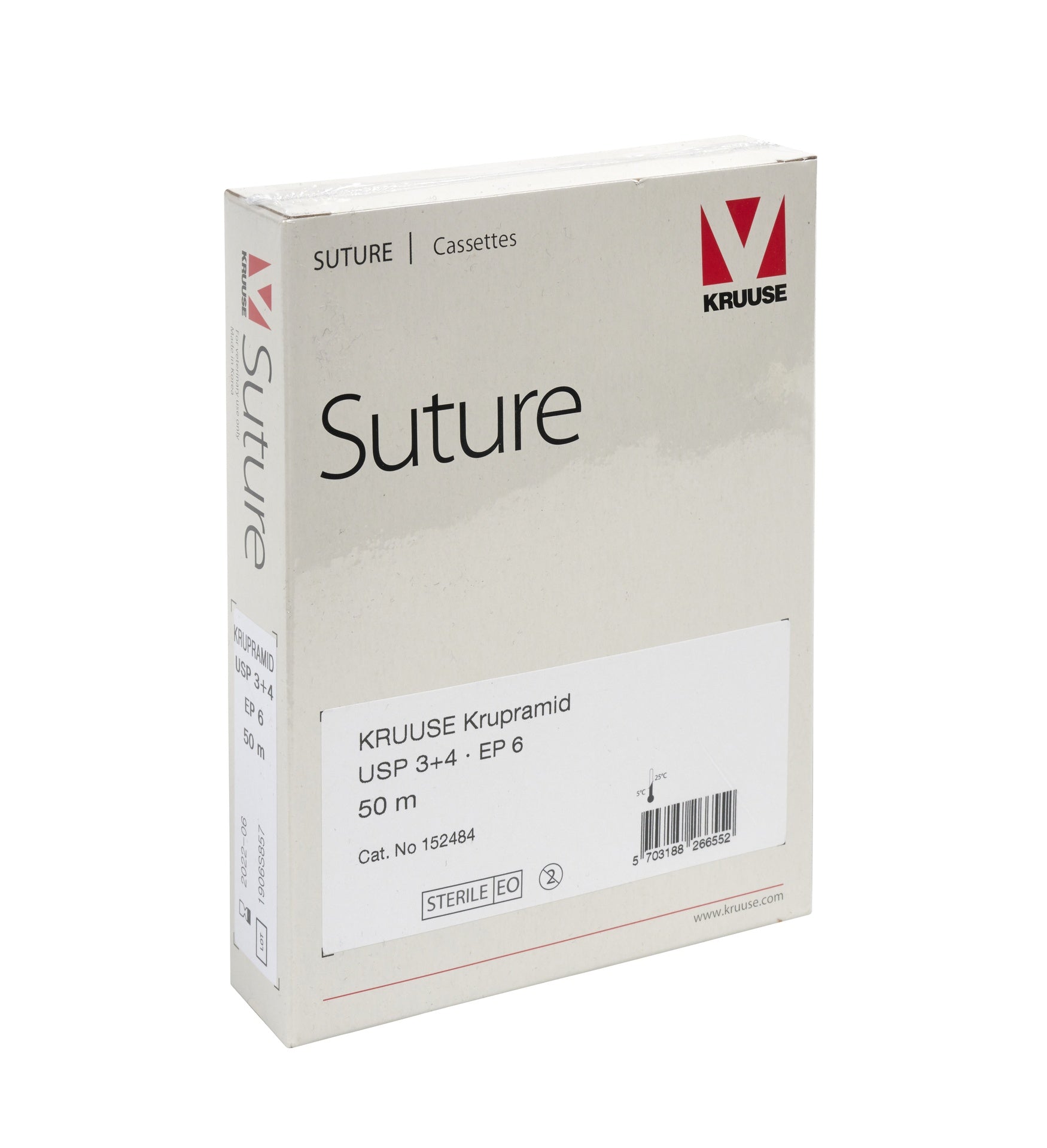 Krupramid suture, USP 3 plus 4