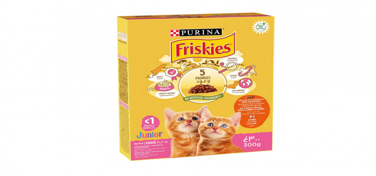 FRISKIES 5 PROMISES (JUNIOR) - Chicken, Turkey & Vegetables