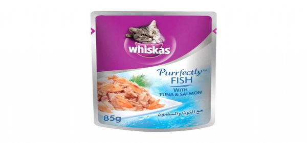 Whiskas | Purrfectly Fish Wet Cat Food 85 gm product image