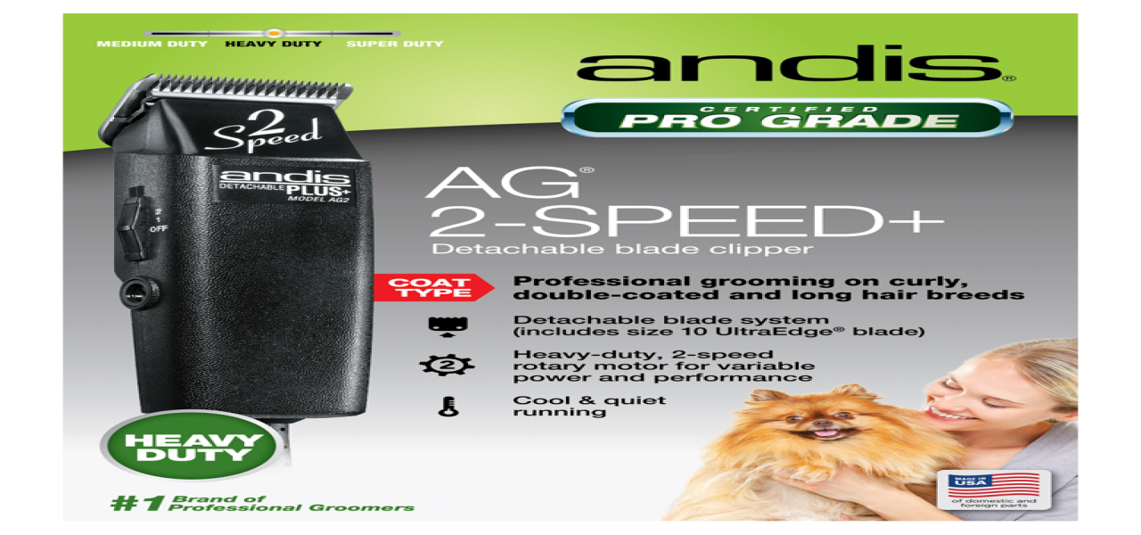Andis | AG2-Speed + Detachable UltraEdge Blade #10