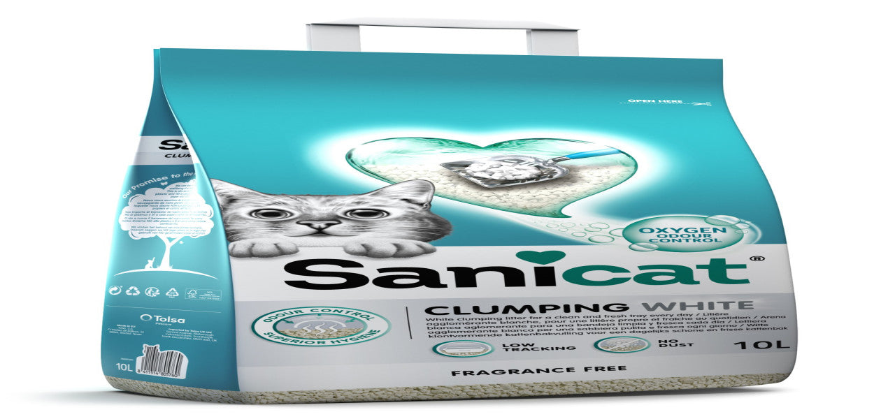 Sanicat | Clumping White Fragrance Free