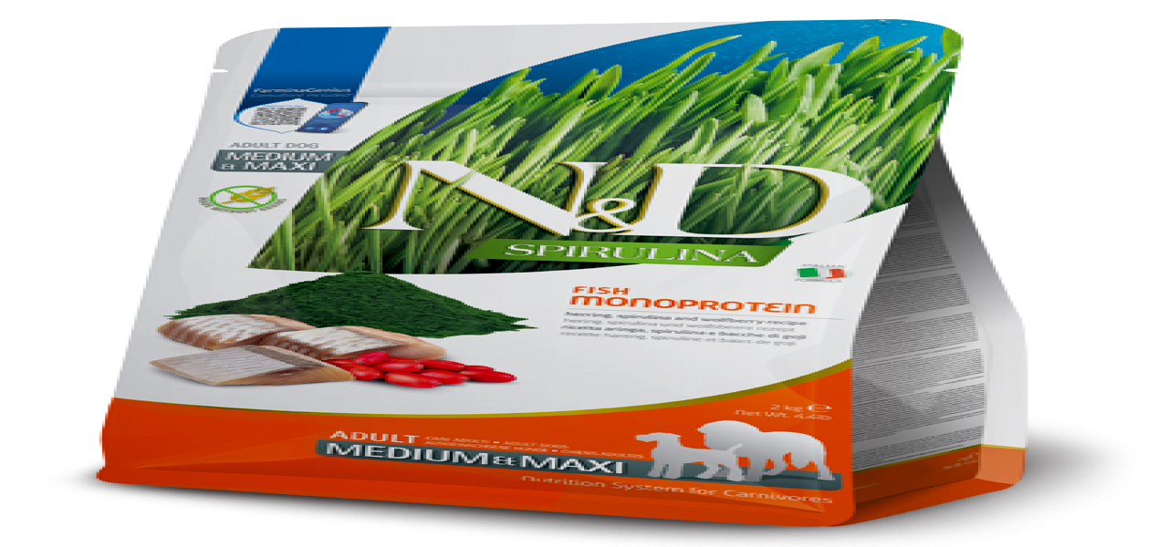 Farmina ND Dog Spirulina Herring Adult Med & Maxi