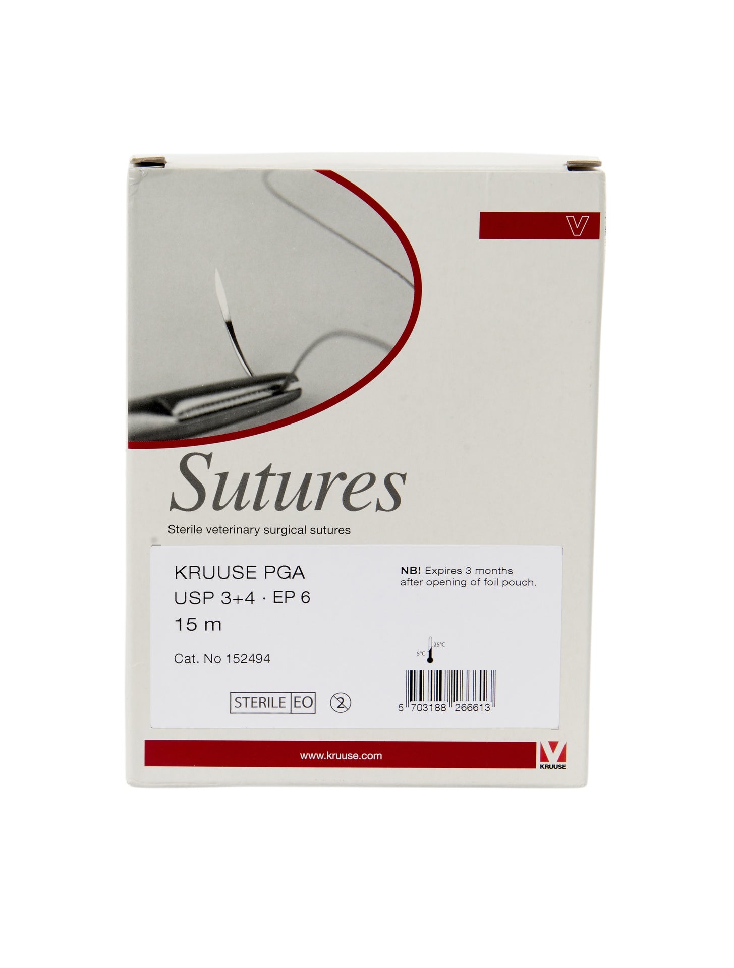 PGA suture, USP 3 plus 4