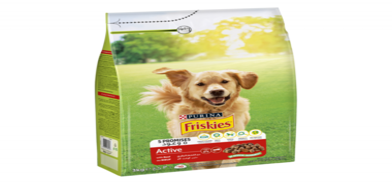FRISKIES 5 PROMISES (DOG) - ACTIVE - Beef