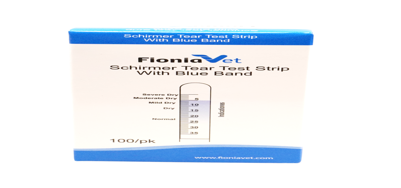 FioniaVet | Eye test Schirmer with color indication, 100 strips