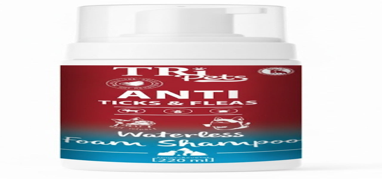 TRI PETS | ANTI TICKS & FLEAS FOAM SHAMPOO