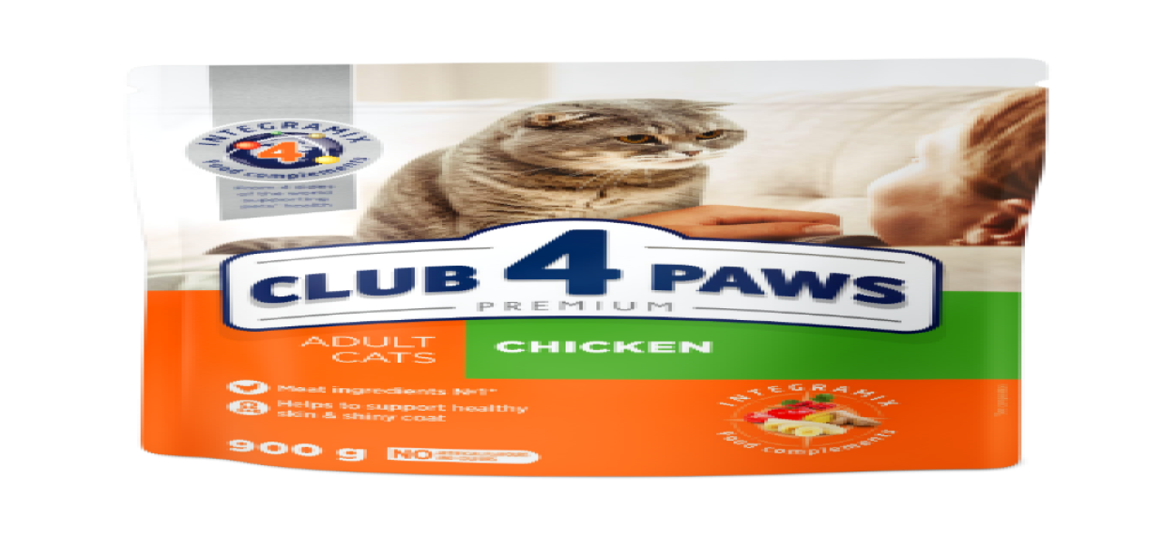 CLUB 4 PAWS  Chicken Adult Cats