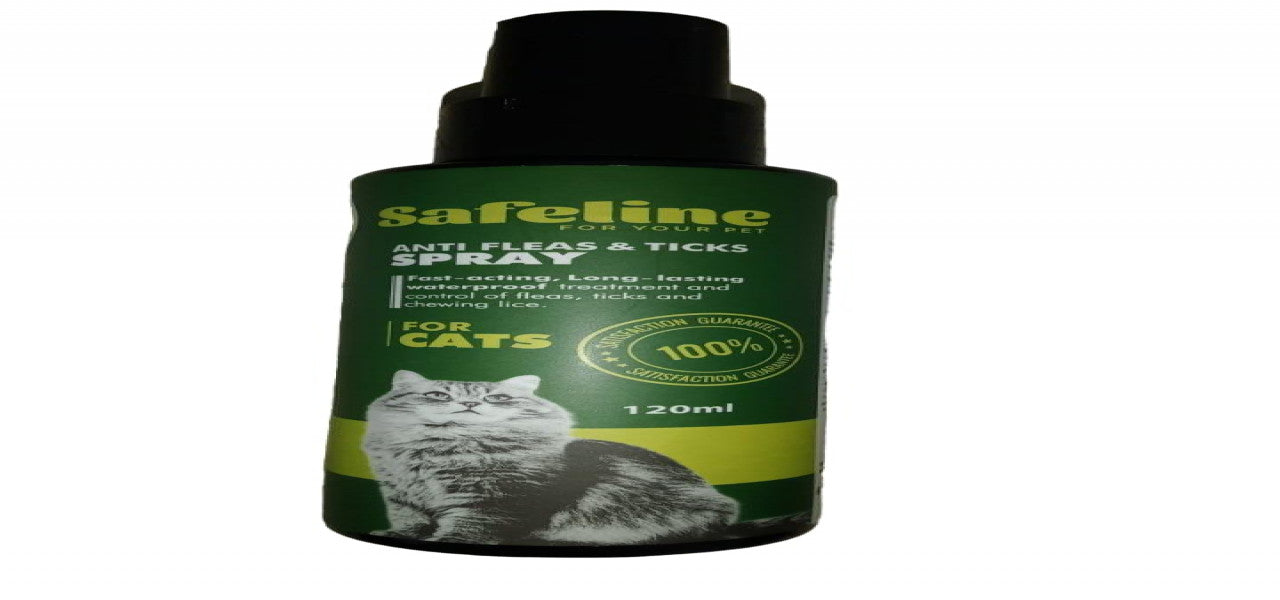 SAFELINE ANTI-FLEAS & TICKS SPRAY