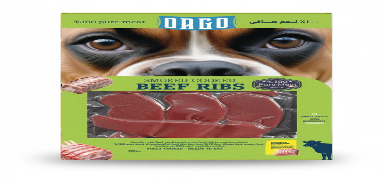 ORGO Real Meat Smoked Cooked 150g For Dogs