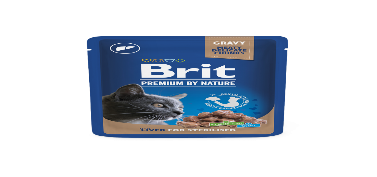 Brit | Chunks in Gravy for Sterilised Cats 100g